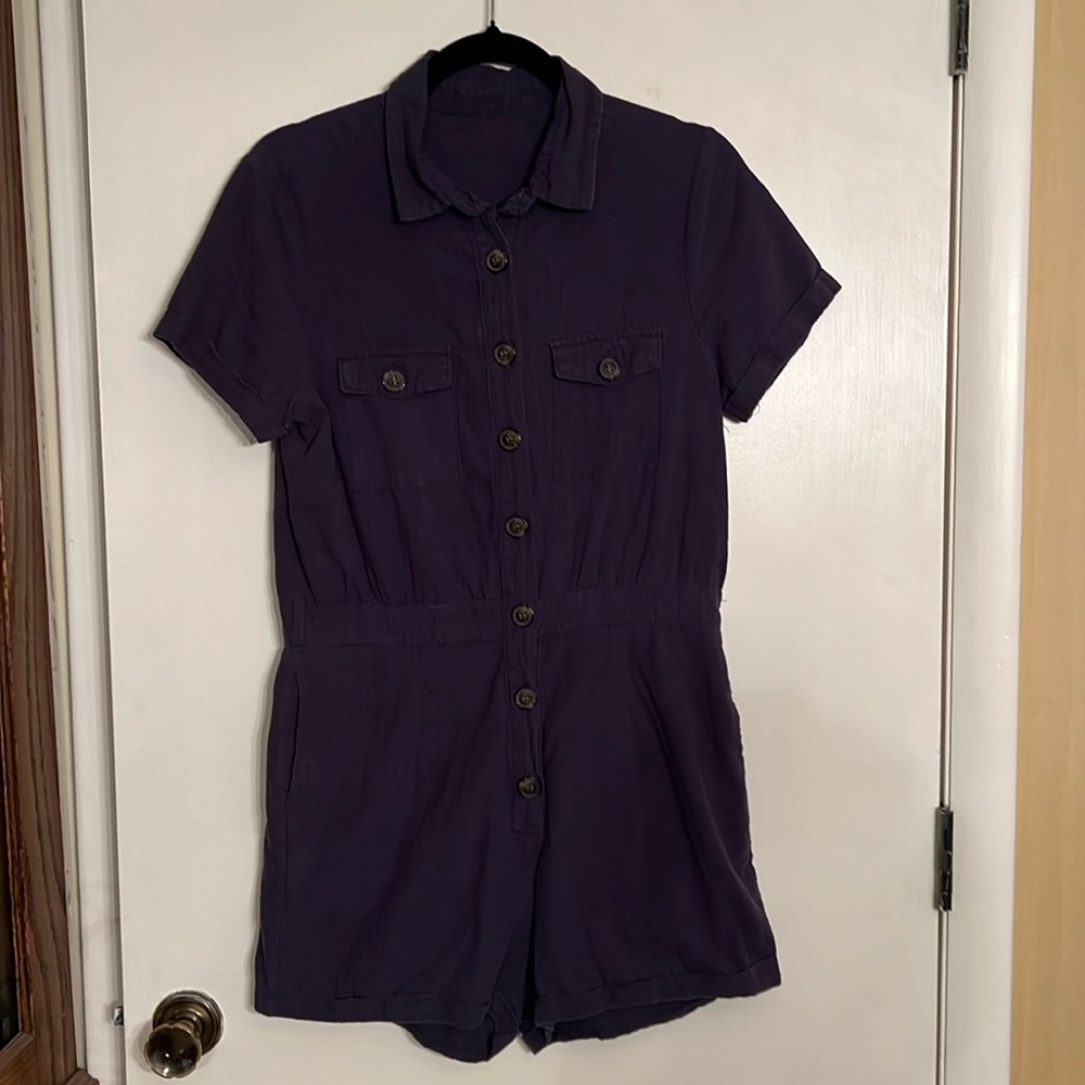 No Brand Cotton Short Romper - Picture 2 of 6
